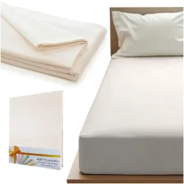 przescieradlo-bawelniane-200x220-tradycyjne-bez-gumki-aloiso-kremowe