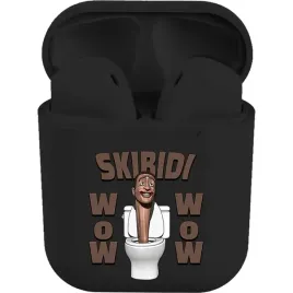 sluchawki-bezprzewodowe-czarne-reverse-i12-skibidi-toilet-wow-wow-wzory