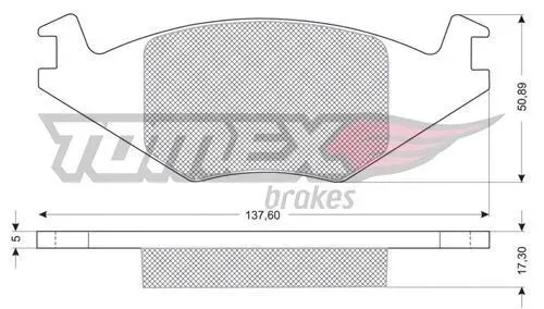 klocki-ham-vw-golf-ii-passat-polo-waga-produktu-1-1-kg