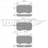 klocki-ham-alfa-romeo-giulia-grubosc-15-5-mm