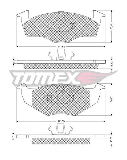 klocki-ham-vw-golf-polo-vento-waga-produktu-1-08-kg