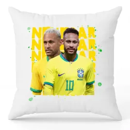 poduszka-biala-dekoracyjna-prezent-neymar-junior-wiele-pilkarskich-wzorow