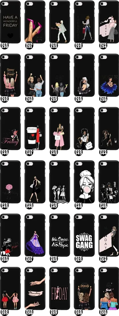 etui-matowe-czarne-do-iphone-se2-kobiece-wzory