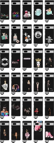 etui-matowe-czarne-do-google-pixel-7-kobiece-wzory-typ-plecki