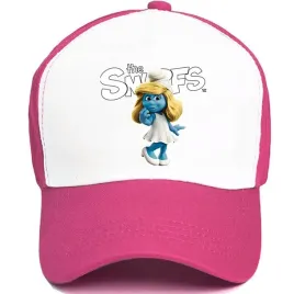 czapka-z-daszkiem-na-lato-smerfy-smerfetka-wzory