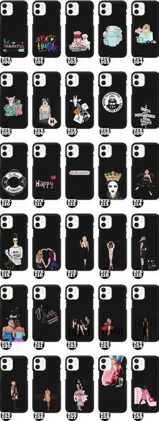 etui-matowe-czarne-do-iphone-12-mini-kobiece-wzory-typ-plecki