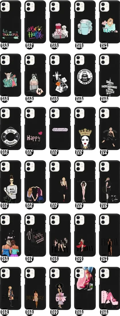 etui-matowe-czarne-do-iphone-12-mini-kobiece-wzory