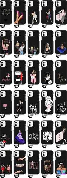 etui-matowe-czarne-do-iphone-12-mini-kobiece-wzory-material-tworzywo-sztuczne