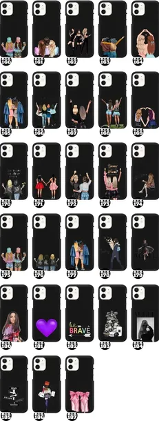 etui-matowe-czarne-do-iphone-12-mini-kobiece-wzory-funkcje-pochlanianie-wstrzasow