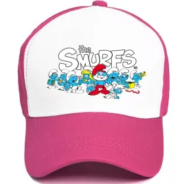 czapka-z-daszkiem-na-lato-smerfy-wiele-wzorow