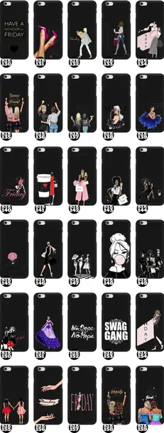 etui-matowe-czarne-do-iphone-6-plus-kobiece-wzory-funkcje-pochlanianie-wstrzasow