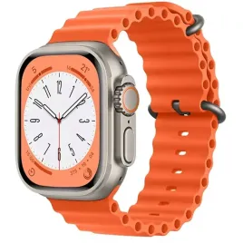 pasek-do-zegarka-apple-watch-3d-fale-42-44-45-pomaranczowy