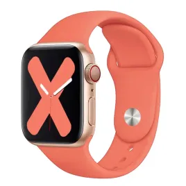 pasek-do-zegarka-apple-watch-gumowy-38-40-41mm-koralowy