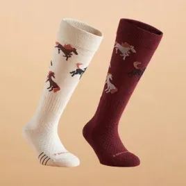 2-pary-skarpety-jezdzieckie-sks-500-dla-dzieci