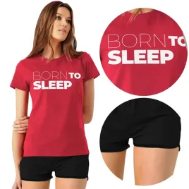 pizama-damska-szorty-born-to-sleep-rozne-wzory-m