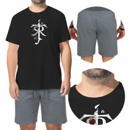 pizama-meska-spodenki-tolkien-lotr-wzory-xl