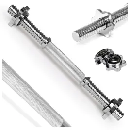 gryf-prosty-35cm-25mm-do-hantli-krotki-sapphire-pelny-gwintowany