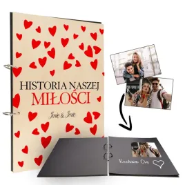 album-drewniany-na-zdjecia-prezent-na-walentynki-wlasne-imie-rozne-wzory