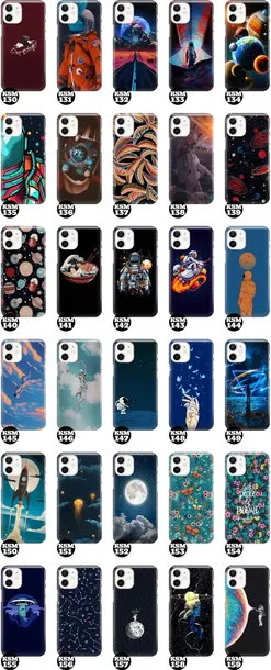 etui-do-iphone-12-mini-astronauta-planety-wzory-material-tworzywo-sztuczne