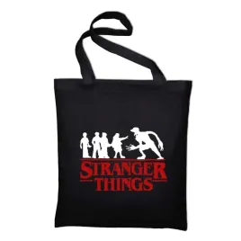 torba-shopper-czarna-eco-stranger-things-wzory