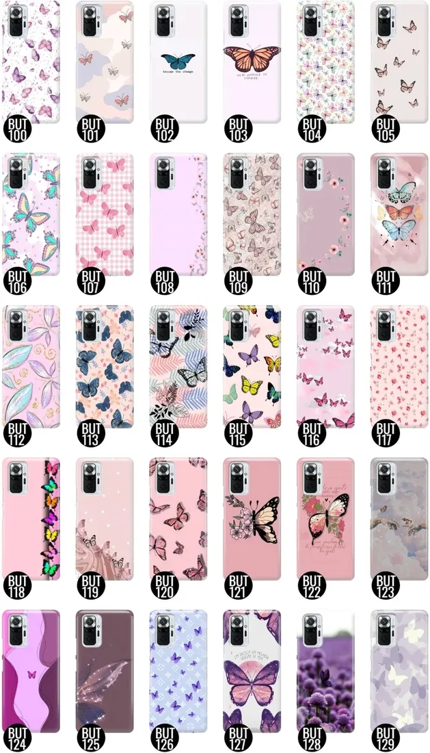 etui-2mm-do-xiaomi-redmi-note-10-pro-motyle-wzory