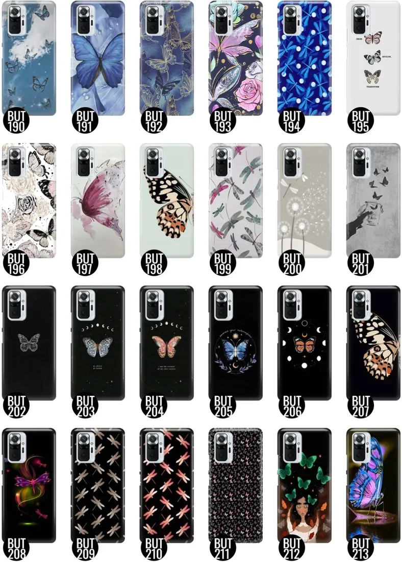 etui-2mm-do-xiaomi-redmi-note-10-pro-motyle-wzory