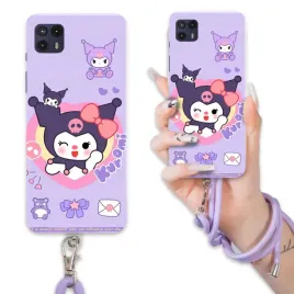 etui-fioletowy-sznurek-do-motorola-g50-5g-strap-kuromi-krolik-top-wzory