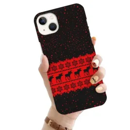 etui-matowe-czarny-iphone-15-plus-zimowe-swiateczne-mikolaj-wiele-wzorow
