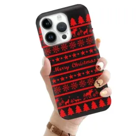 etui-matowe-czarny-iphone-15-pro-zimowe-swiateczne-mikolaj-zima-mix-wzorow