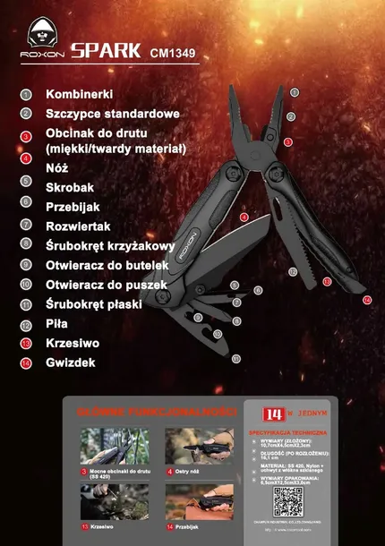 multitool-roxon-sparkle-cm1349-14-w-jednym-etui-liczba-dodatkowych-narzedzi-14-stan-nowy