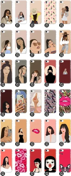 etui-do-iphone-7-case-mlodziezowe-kobiece-wzory-stan-opakowania-oryginalne