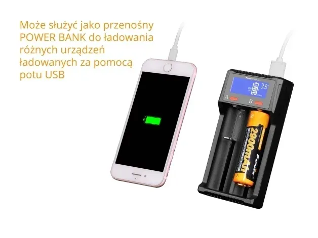 ladowarka-usb-fenix-are-d2-stan-nowy
