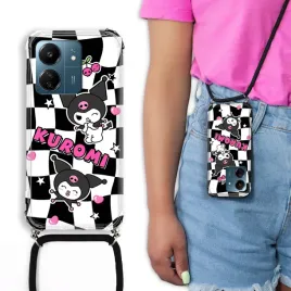 etui-crossbody-do-xiaomi-redmi-13c-obudowa-sznurek-kuromi-anime-top-wzory