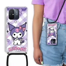 etui-crossbody-do-xiaomi-redmi-12c-obudowa-sznurek-kuromi-anime-top-wzory