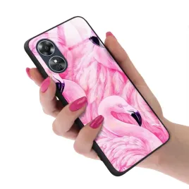 etui-glass-do-oppo-a17-obudowa-szklane-kwiatowe-flower-design-modne-wzory