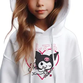 bluza-dziecieca-biala-z-kapturem-na-prezent-kuromi-hello-kitty-wzory-164