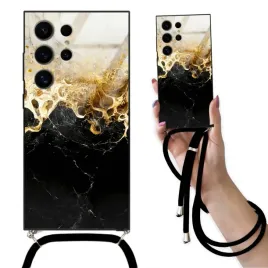 etui-crossglam-czarny-sznurek-do-samsung-s24-ultra-obudowa-marmurki-wzory