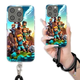 etui-do-iphone-14-pro-case-ochronna-wytrzymaly-charms-czarny-minecraft-wz