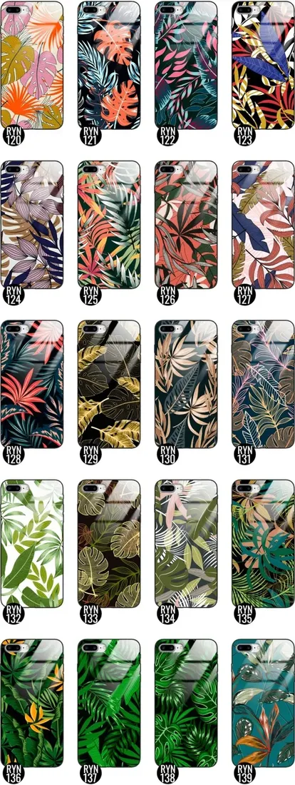 etui-glass-do-iphone-8-plus-liscie-kobiece-wzory