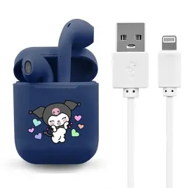 sluchawki-bezprzewodowe-douszne-granatowe-reverse-i12-kuromi-krolik-wzory