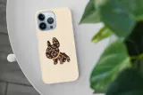 etui-matowe-ecru-do-iphone-14-pro-max-piesek-3d-stan-nowy