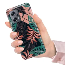etui-do-xiaomi-redmi-note-11t-pro-kwiatki-wzory