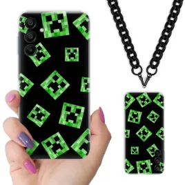 etui-do-samsung-a15-5g-case-teen-nastolatkow-minecraft-czarny-lancuszek-wz