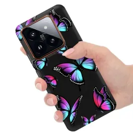 etui-matowe-mat-czarne-do-xiaomi-14-pro-obudowa-butterfly-w-motylki-motyle