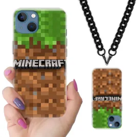 etui-do-iphone-15-case-teen-nastolatkow-minecraft-czarny-lancuszek-mix-wz