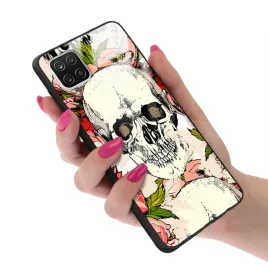 etui-glass-szklane-do-samsung-a12-flower-kwiaty-natura-leaves-modne-wzory