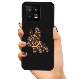 etui-czarne-matowe-piesek-do-xiaomi-13-dog-3d
