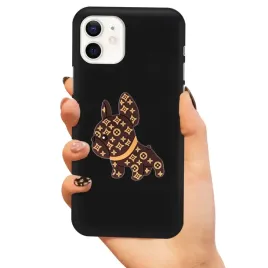 etui-czarne-matowe-piesek-do-iphone-12-dog-3d