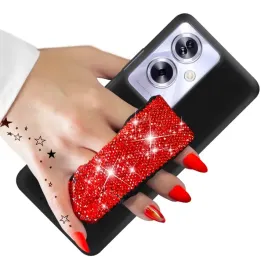 etui-matowe-mat-czarne-do-oppo-a79-5g-obudowa-pasek-czerwony-z-cyrkoniami