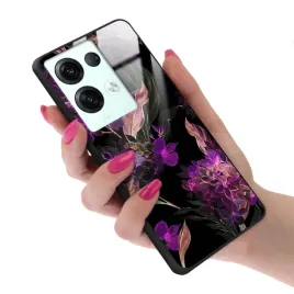 etui-glass-szklane-do-oppo-reno-8-pro-flower-kwiatowe-natura-leaves-wzory